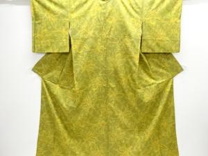 抽象花模様織り出し西陣お召着物